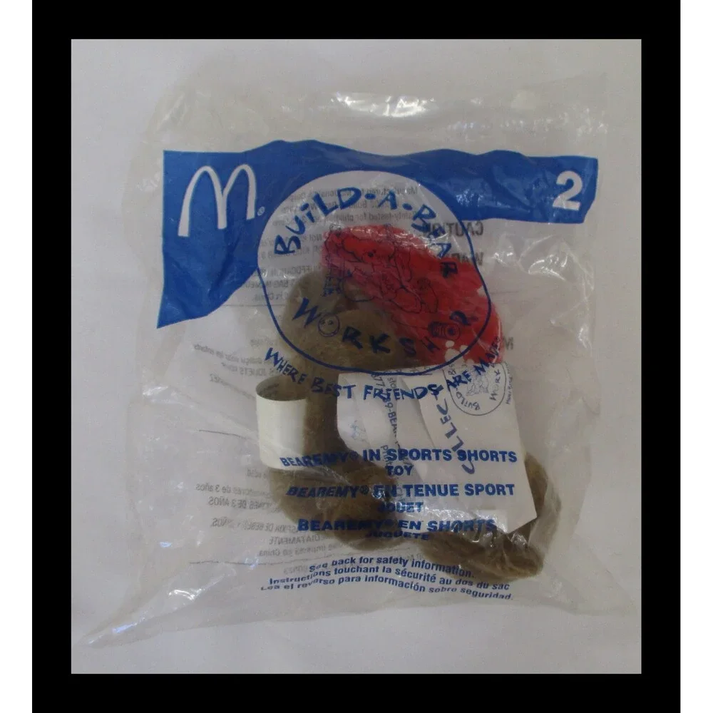 McDonald s Build a Bear Bearemy in Sports Shorts #2 2006 NEW